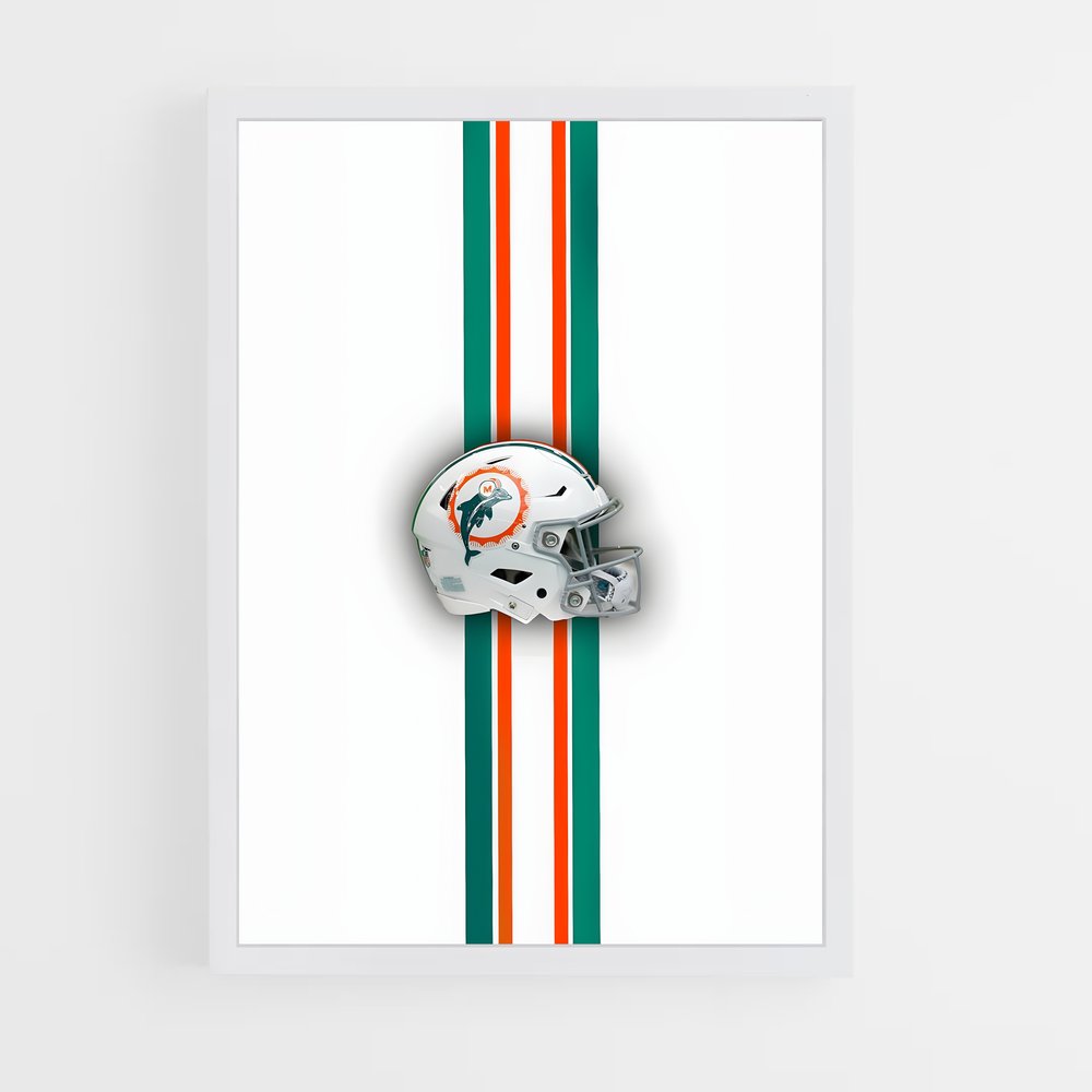 Poster Dolphins Spirit – affiche Football US (vue 3)