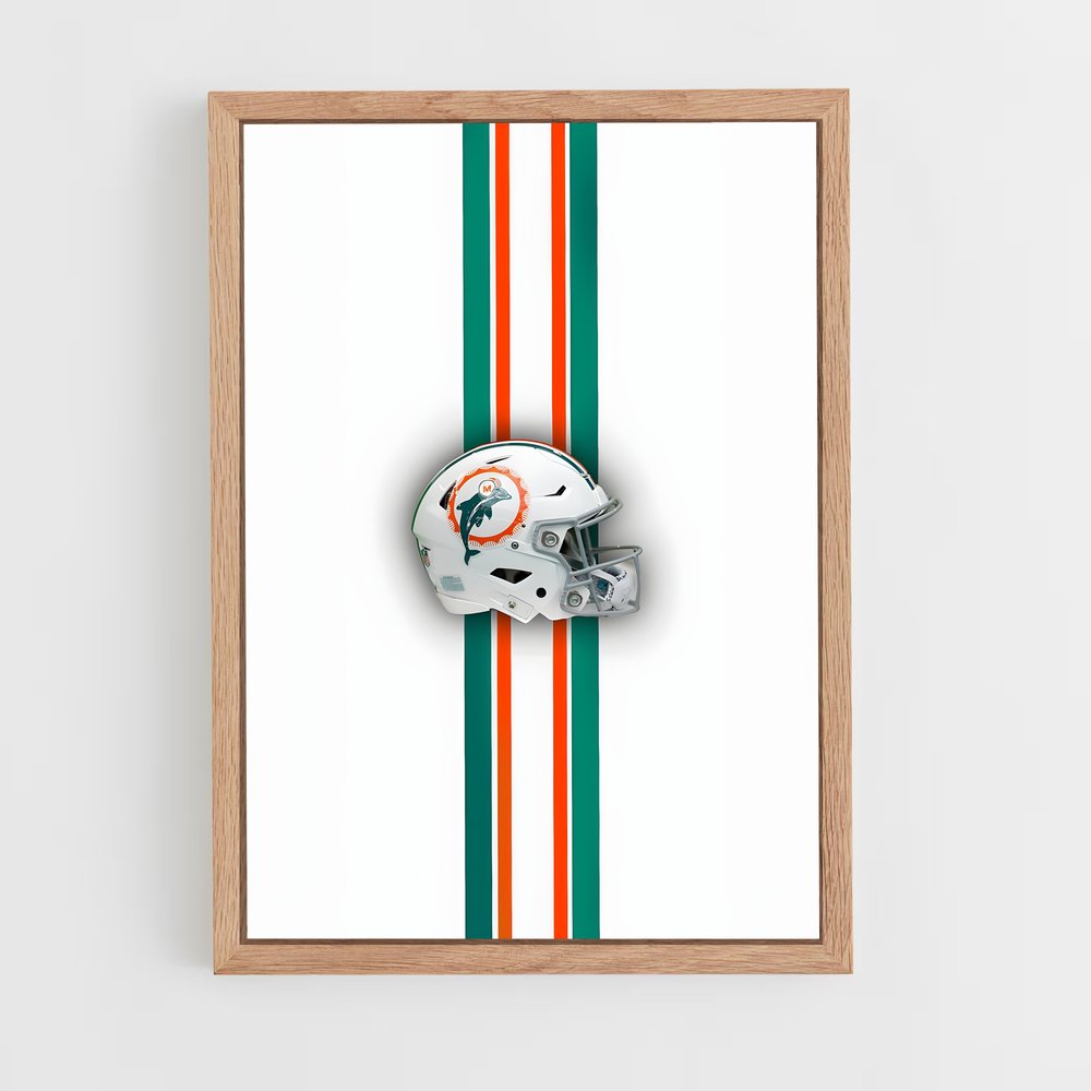 Poster Dolphins Spirit – affiche Football US (vue 4)