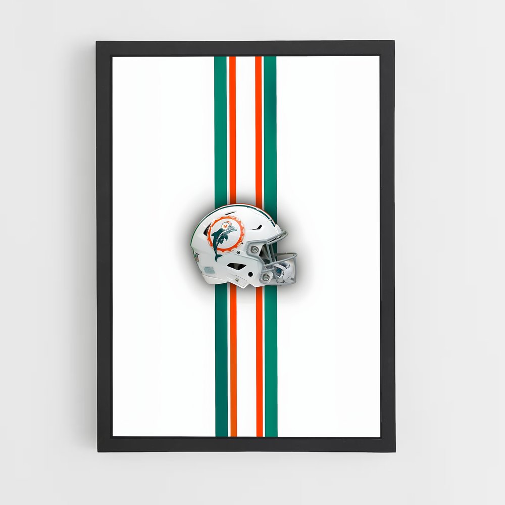 Poster Dolphins Spirit – affiche Football US (vue 2)