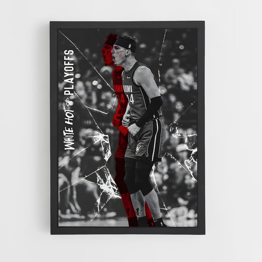 Poster Miami Heat Playoffs – affiche Basketball (vue 2)