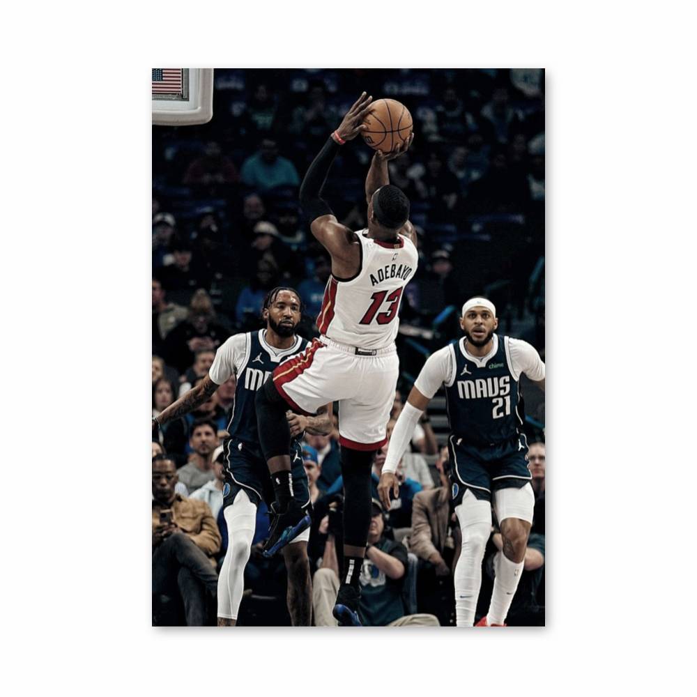 Poster Slam Dunk Miami – affiche Basketball