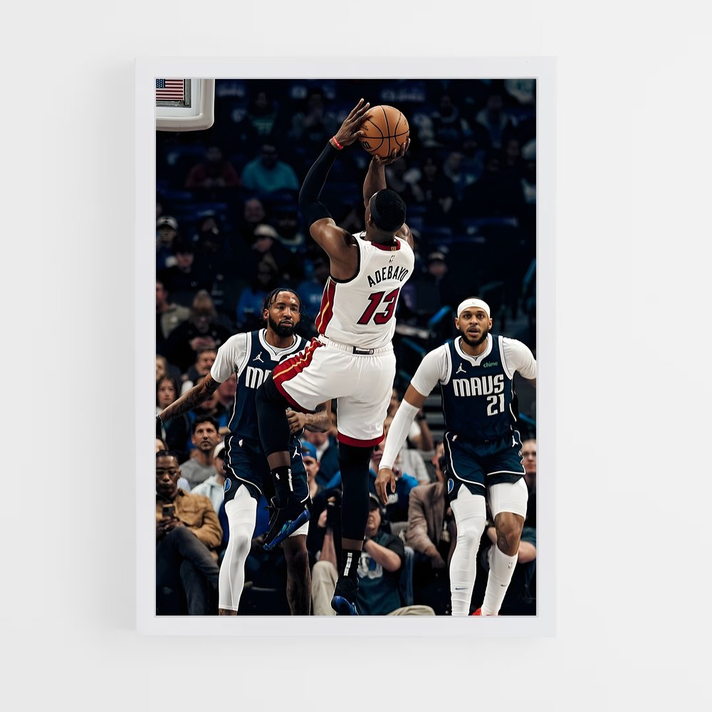 Poster Slam Dunk Miami – affiche Basketball (vue 3)