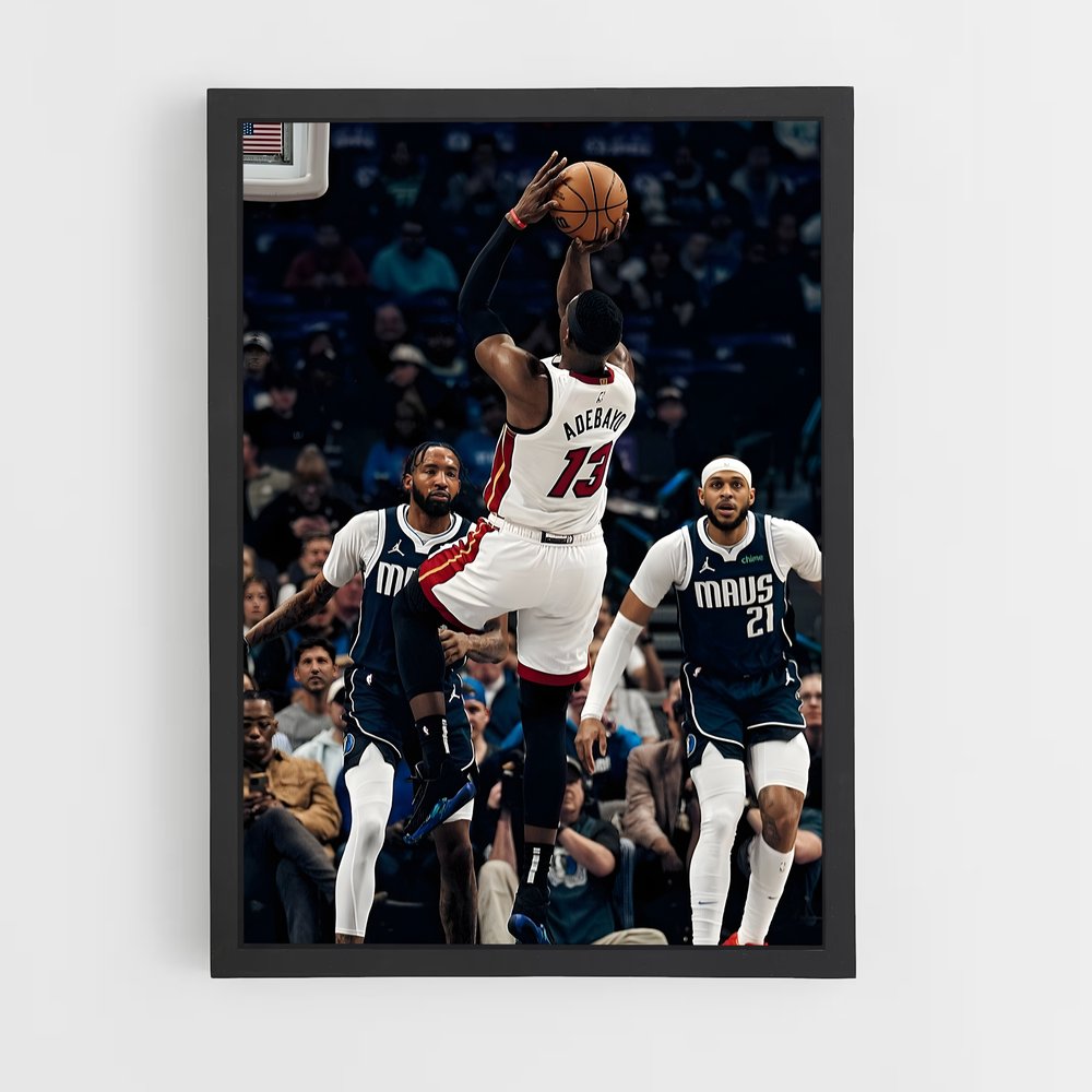 Poster Slam Dunk Miami – affiche Basketball (vue 2)