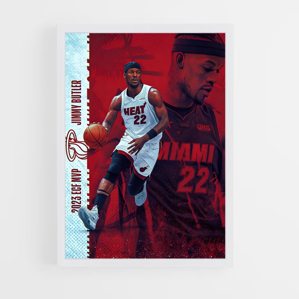 Poster Miami Heat MVP – affiche Basketball (vue 3)