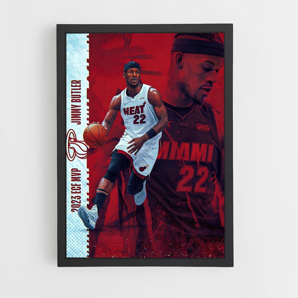 Poster Miami Heat MVP – affiche Basketball (vue 2)