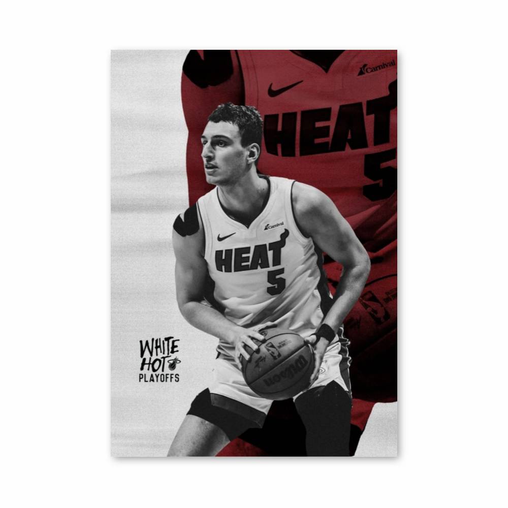 Poster Chaleur de Miami – affiche Basketball
