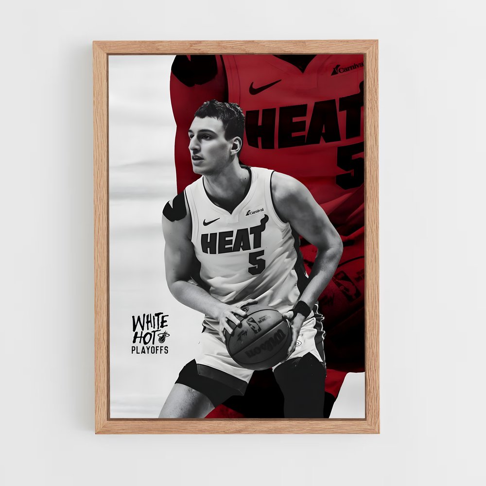 Poster Chaleur de Miami – affiche Basketball (vue 4)