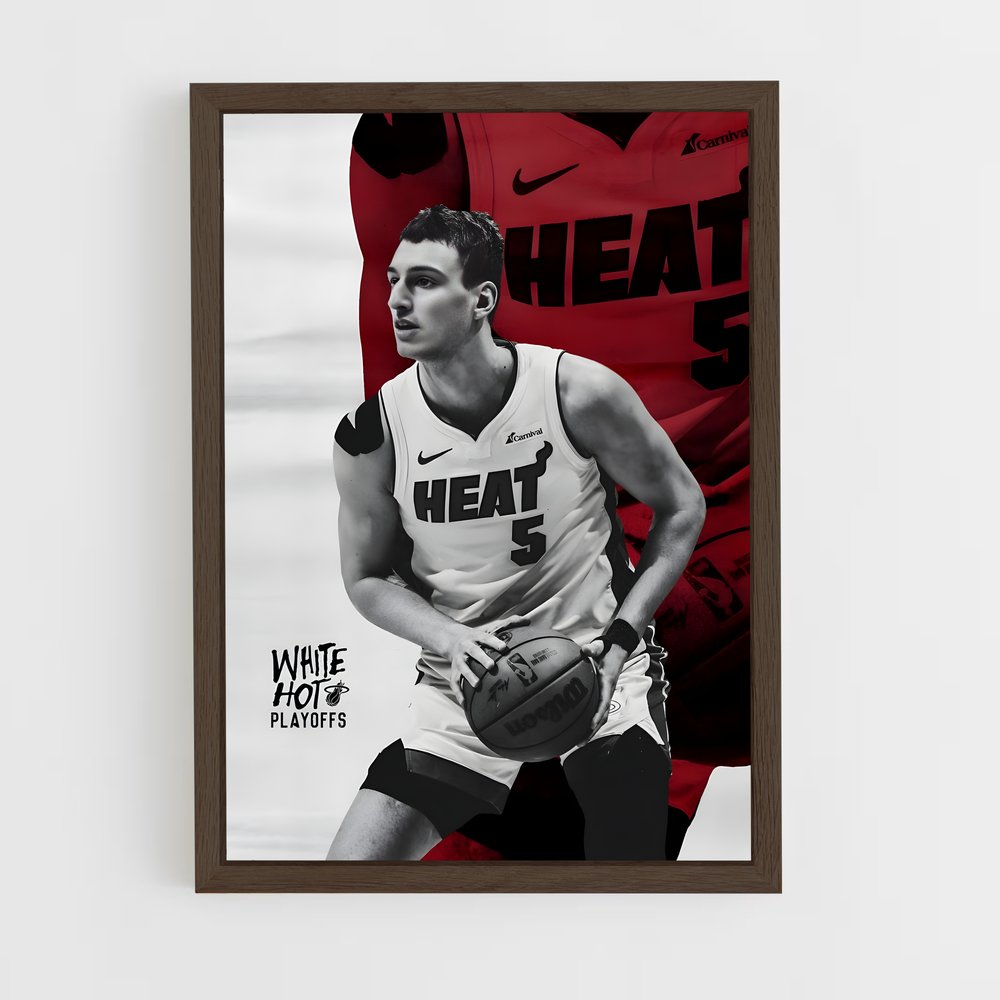 Poster Chaleur de Miami – affiche Basketball (vue 5)