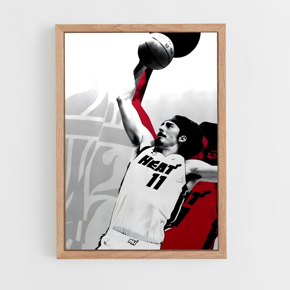 Poster Slam Dunk Heat – affiche Basketball (vue 4)