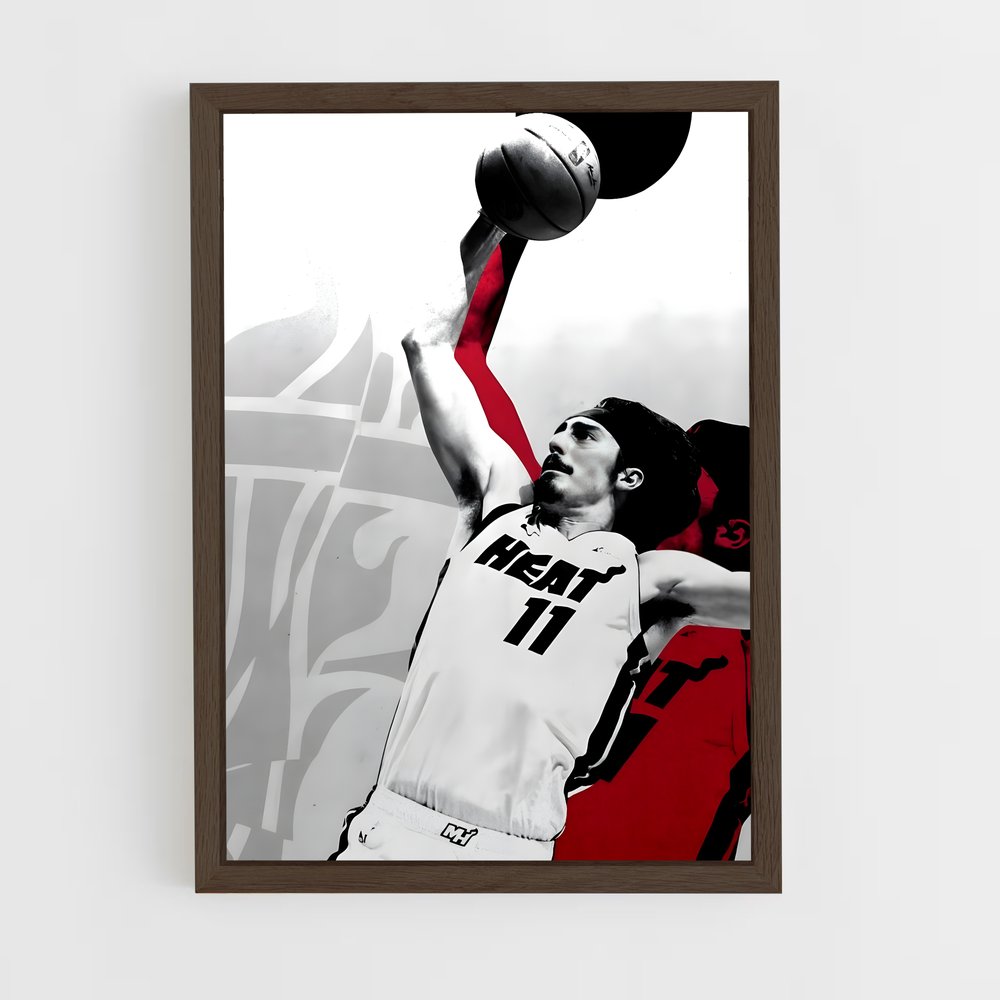 Poster Slam Dunk Heat – affiche Basketball (vue 5)