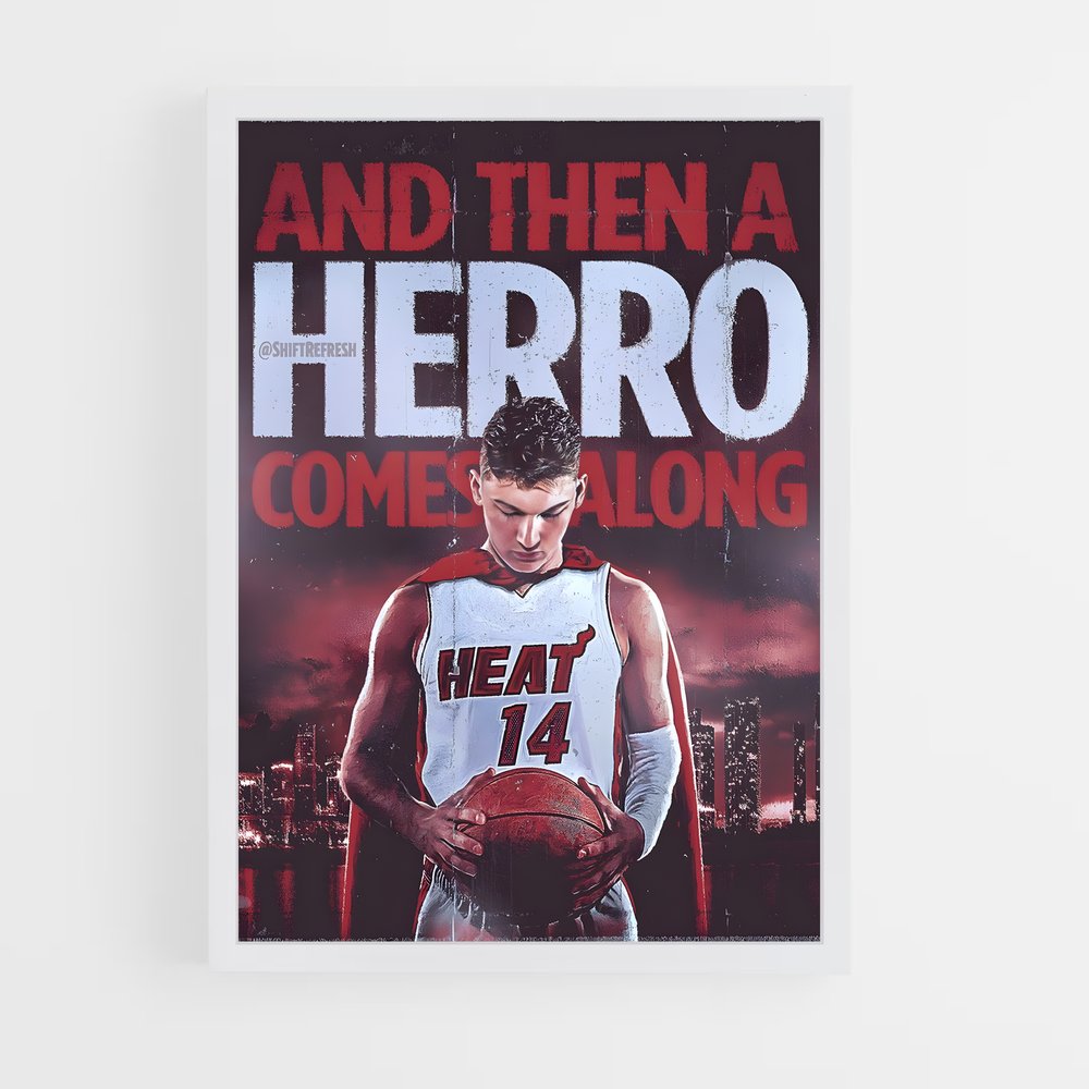 Poster Miami Hero – affiche Basketball (vue 3)