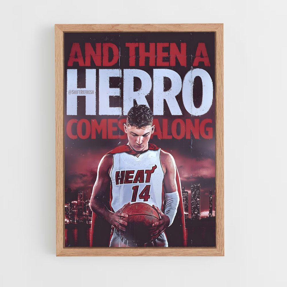 Poster Miami Hero – affiche Basketball (vue 4)