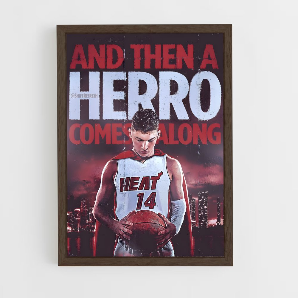 Poster Miami Hero – affiche Basketball (vue 5)