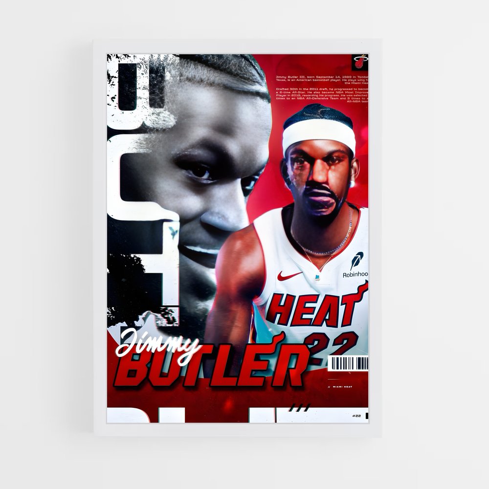 Poster Énergie Miami – affiche Basketball (vue 3)