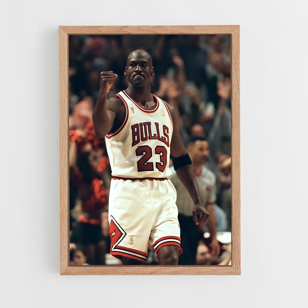 Poster Michael Jordan Détermination – affiche Basketball (vue 4)