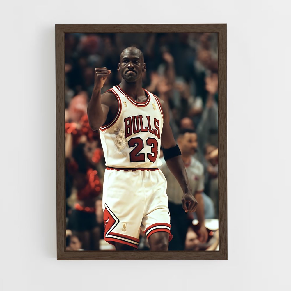 Poster Michael Jordan Détermination – affiche Basketball (vue 5)
