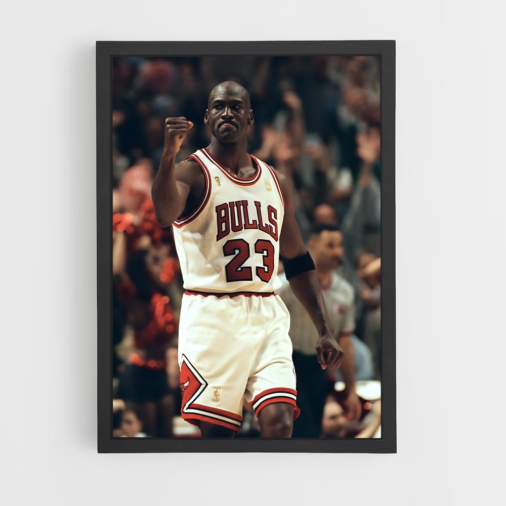 Poster Michael Jordan Détermination – affiche Basketball (vue 2)
