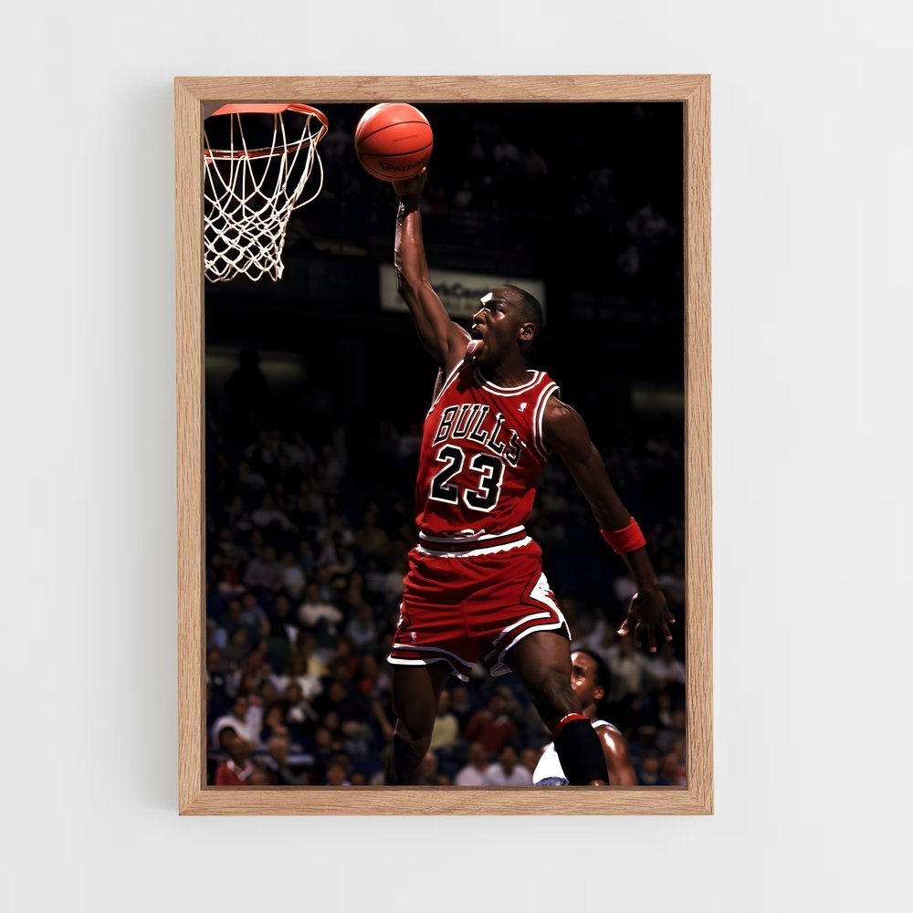 Poster Michael Jordan Dunk – affiche Basketball (vue 4)