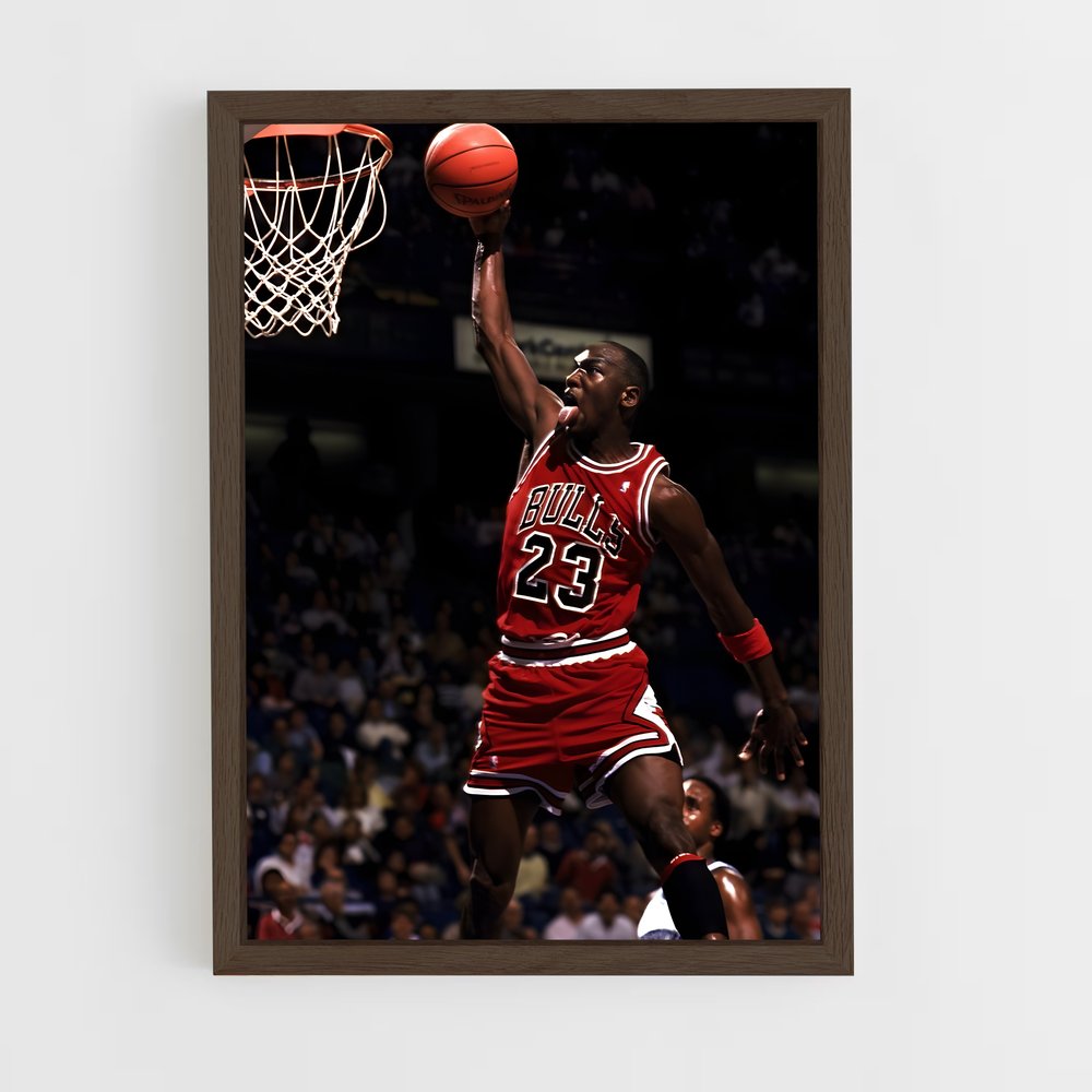 Poster Michael Jordan Dunk – affiche Basketball (vue 5)