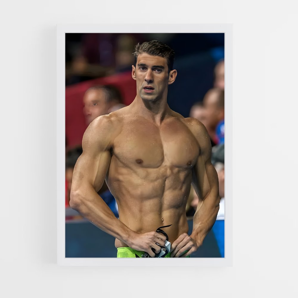 Poster Champion Natation – affiche Jeux Olympiques (vue 3)