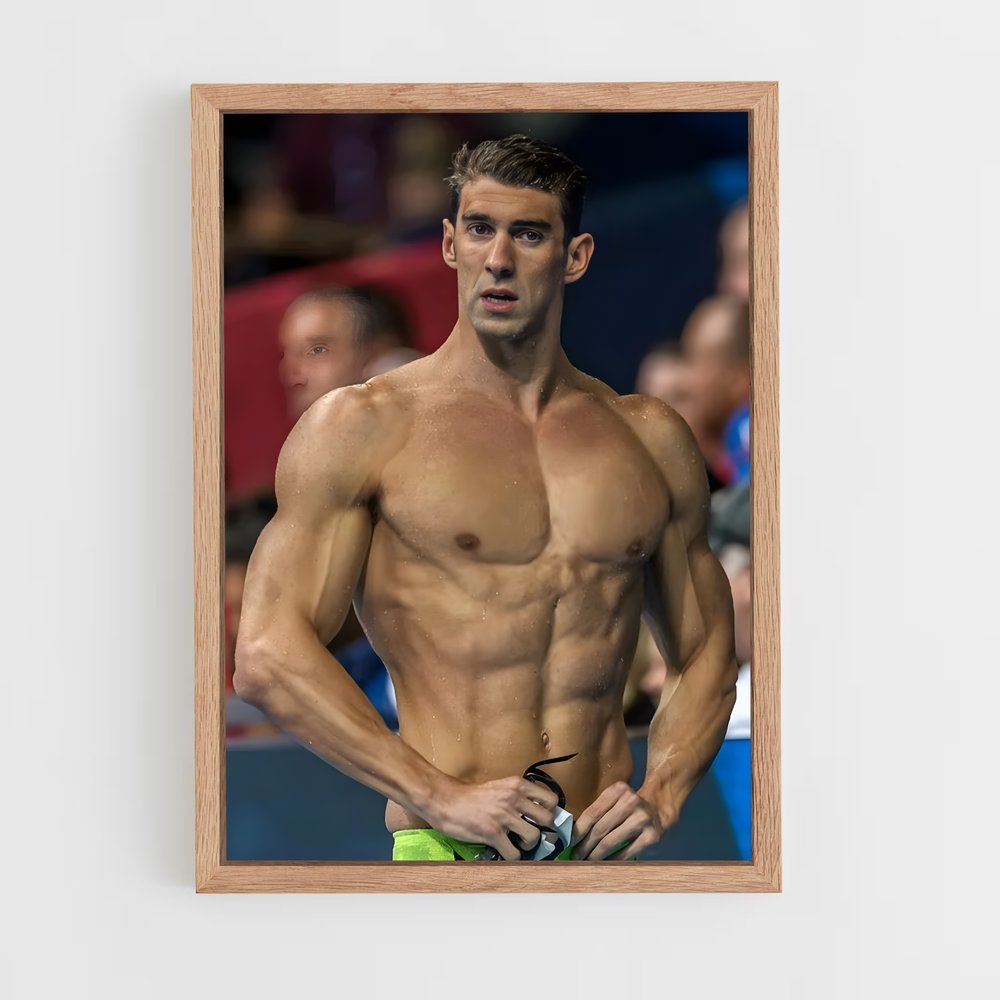 Poster Champion Natation – affiche Jeux Olympiques (vue 4)