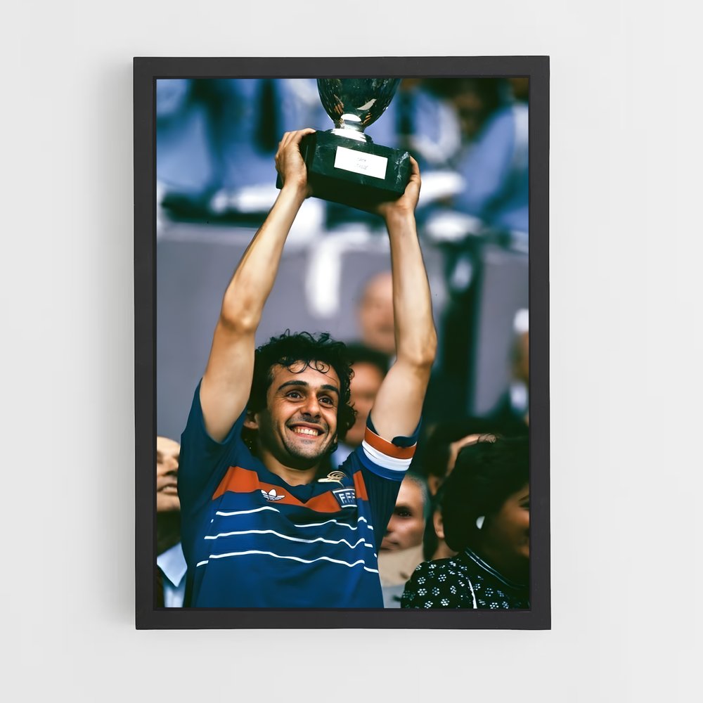 Poster Coupe Michel Platini – affiche Football (vue 2)