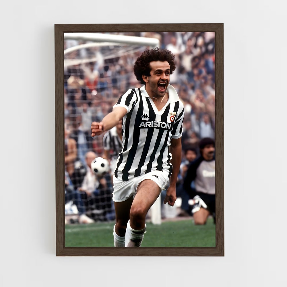 Poster Michel Platini Joueur – affiche Football (vue 5)