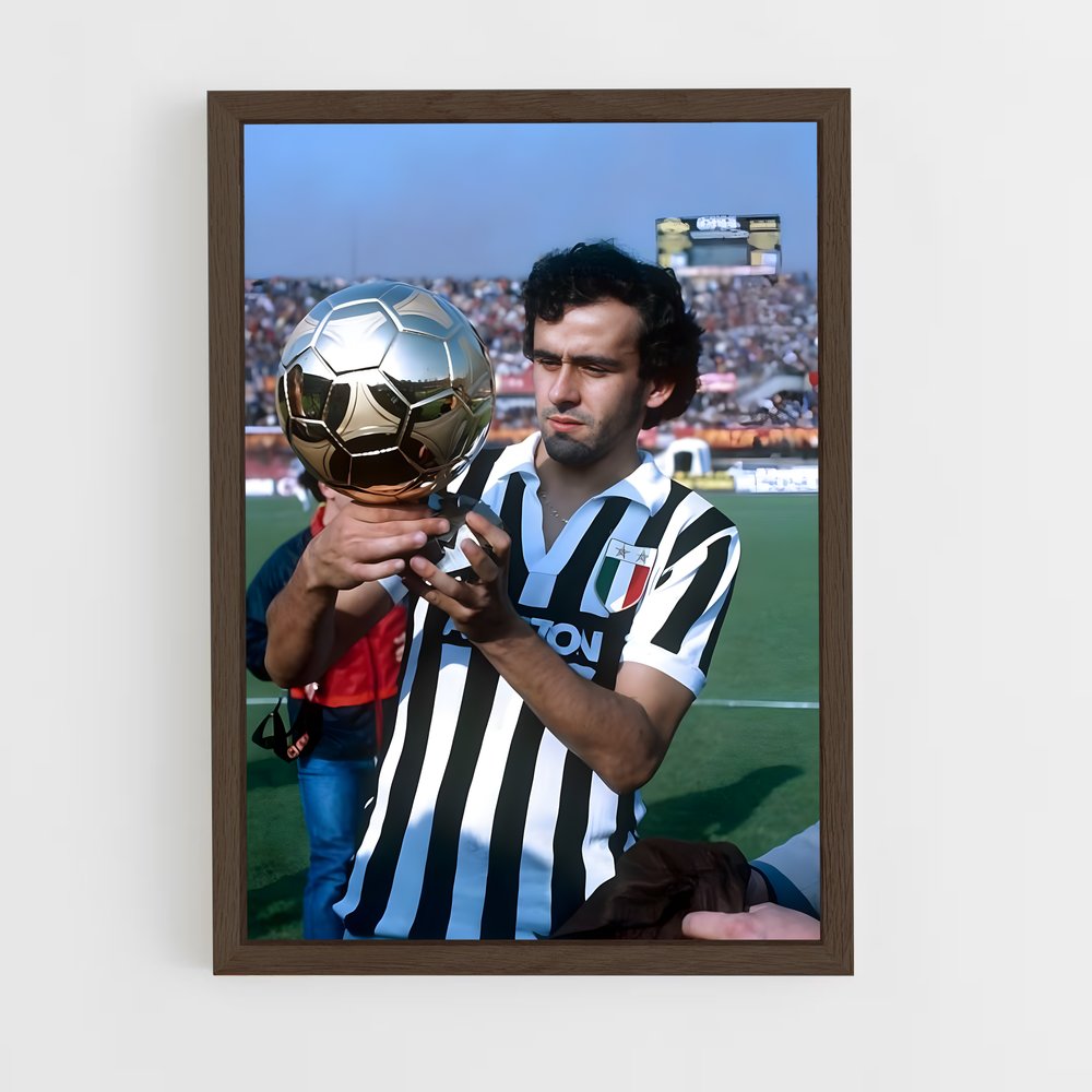 Poster Victoire Michel Platini – affiche Football (vue 5)
