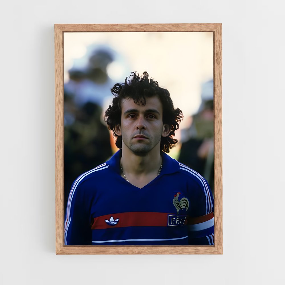 Poster Platini – affiche Football (vue 4)
