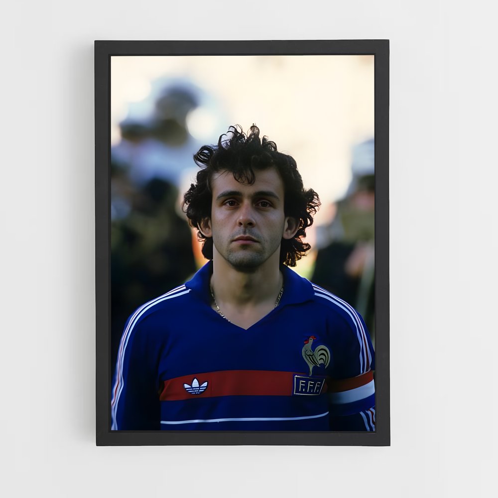 Poster Platini – affiche Football (vue 2)