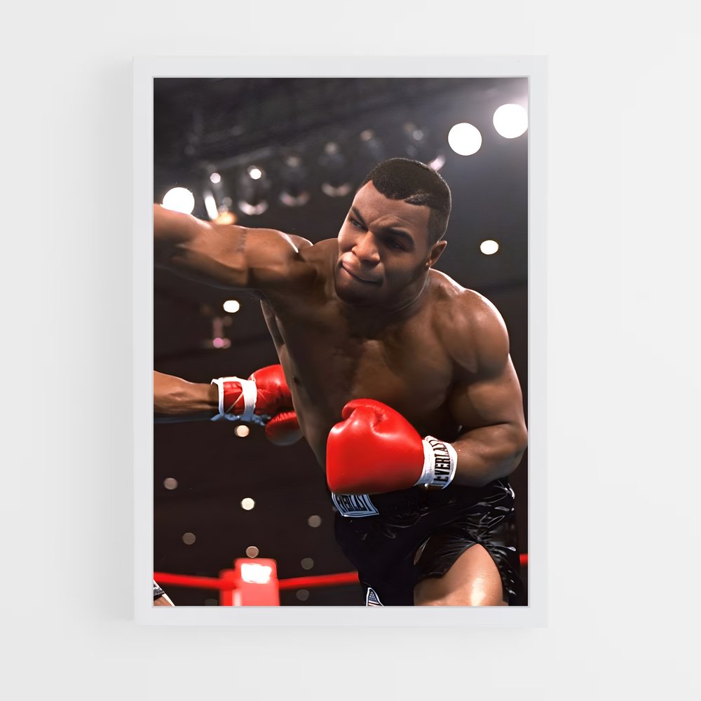 Poster Mike Tyson Punch – affiche Boxe (vue 3)