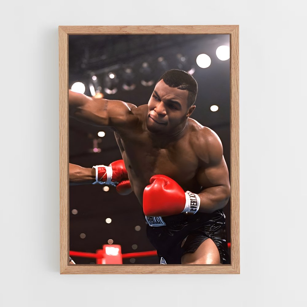 Poster Mike Tyson Punch – affiche Boxe (vue 4)