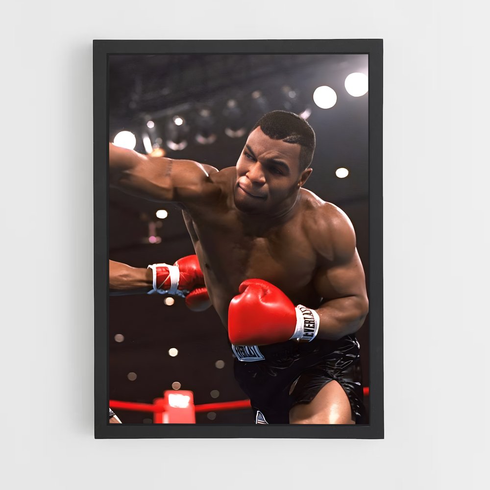 Poster Mike Tyson Punch – affiche Boxe (vue 2)