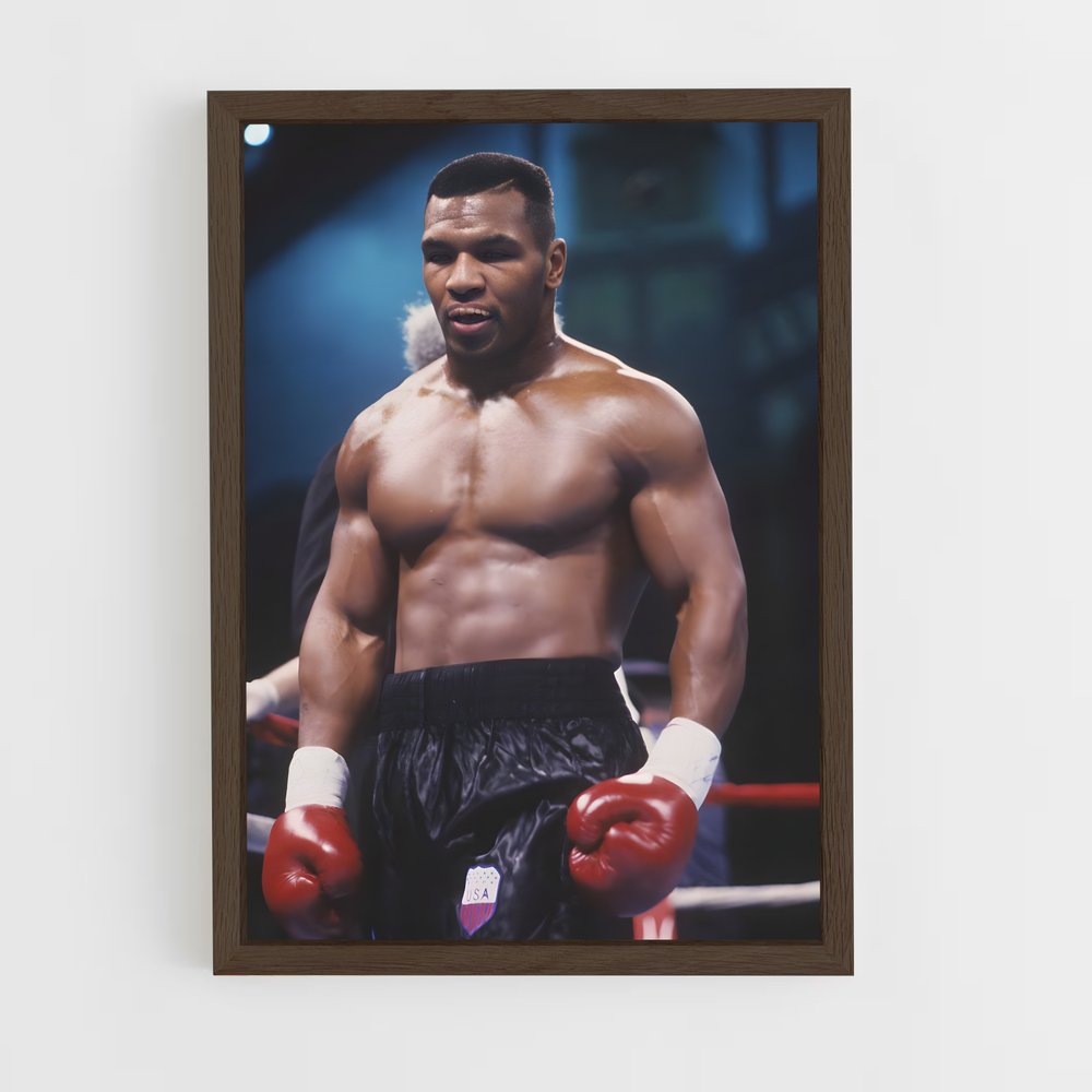 Poster Mike Tyson Muscle – affiche Boxe (vue 5)
