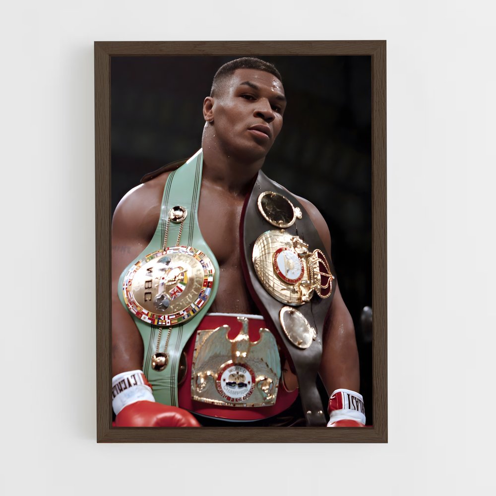 Poster Titres Mike Tyson – affiche Boxe (vue 5)