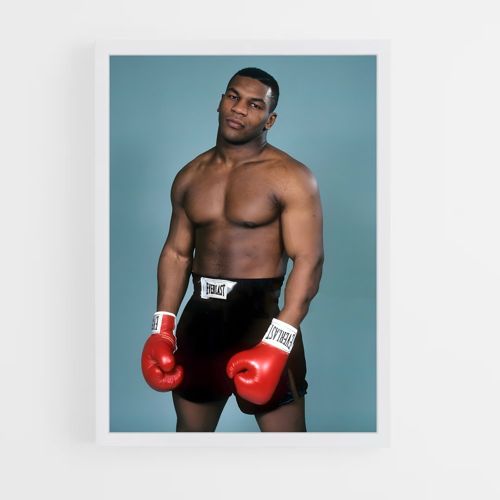 Poster Mike Tyson Jeune – affiche Boxe (vue 3)