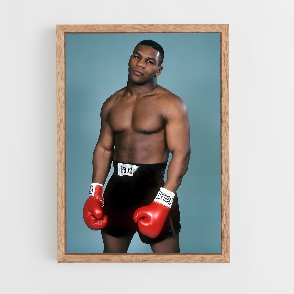 Poster Mike Tyson Jeune – affiche Boxe (vue 4)