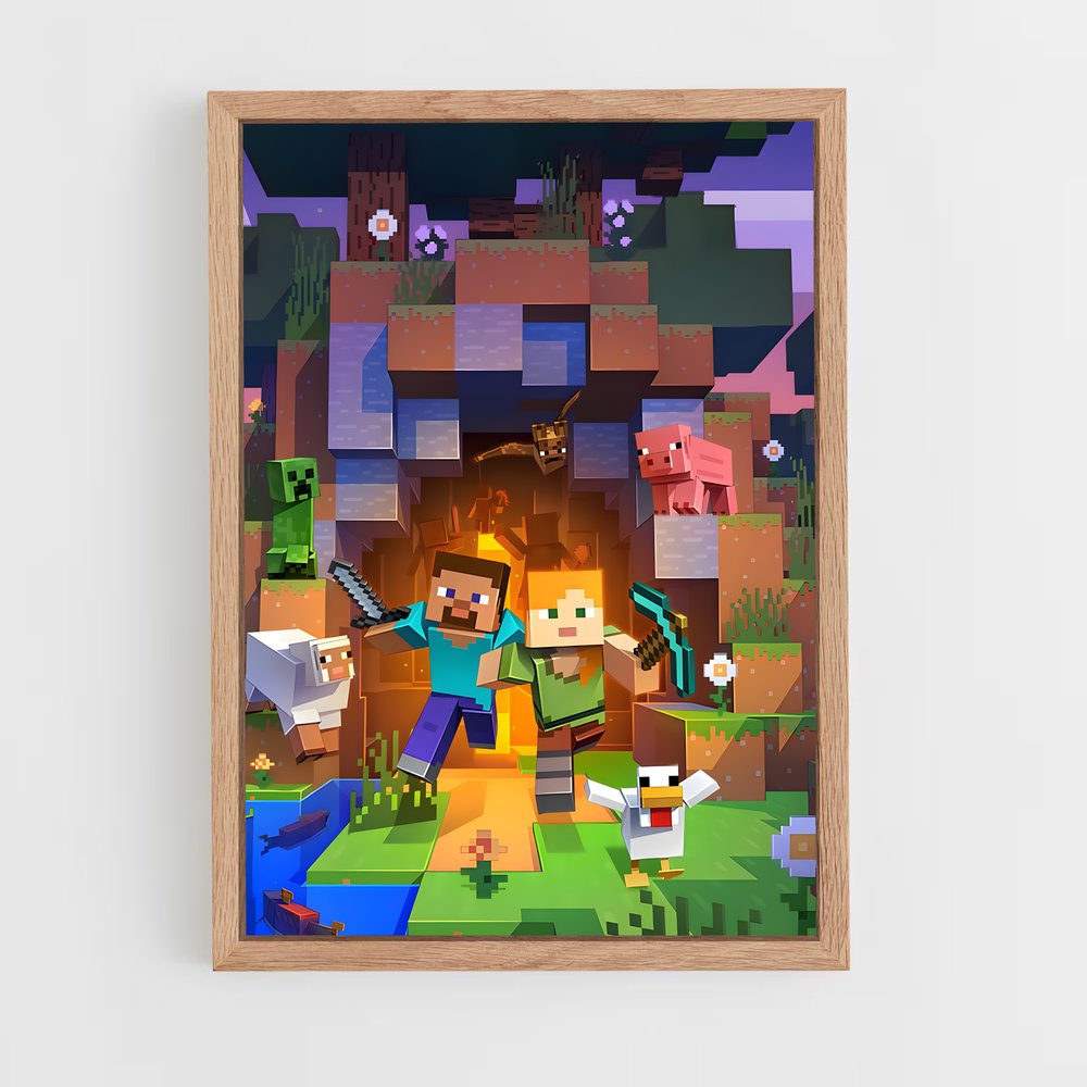 Affiche Minecraft (vue 4)