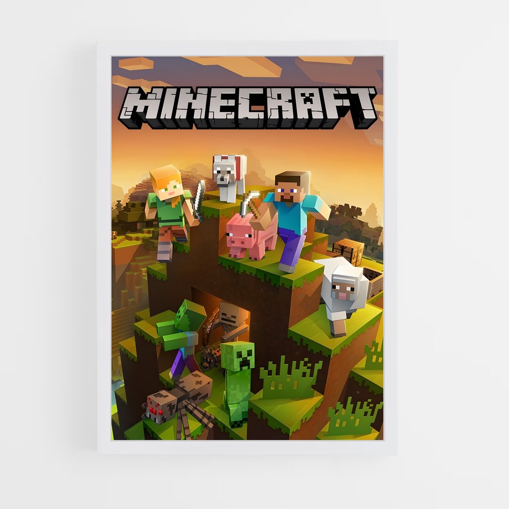 Poster Minecraft Aventure (vue 3)