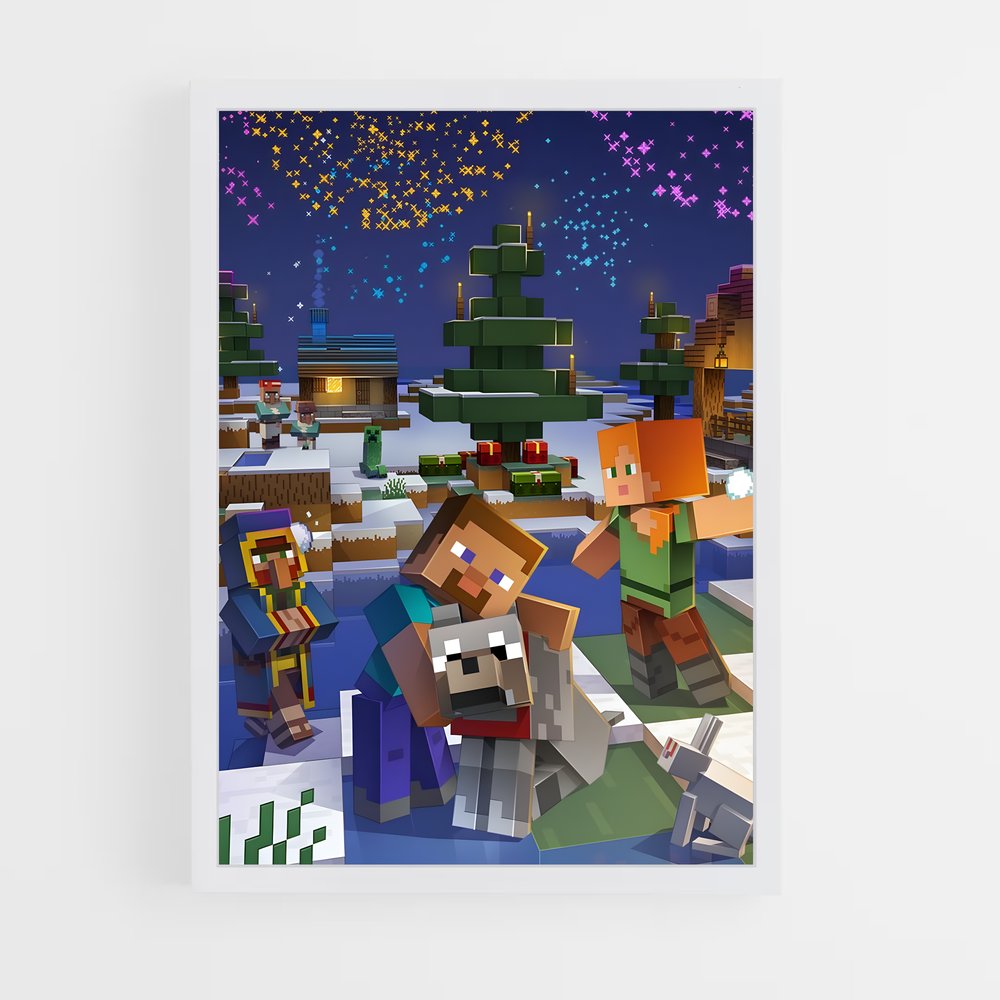 Poster Minecraft Chien (vue 3)