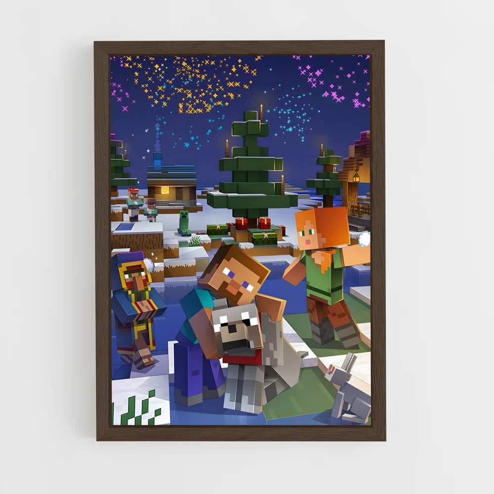 Poster Minecraft Chien (vue 5)