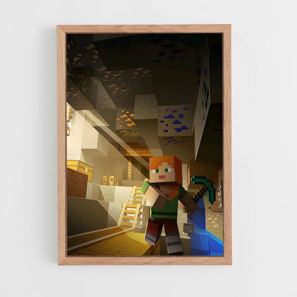 Poster Minecraft Minage (vue 4)