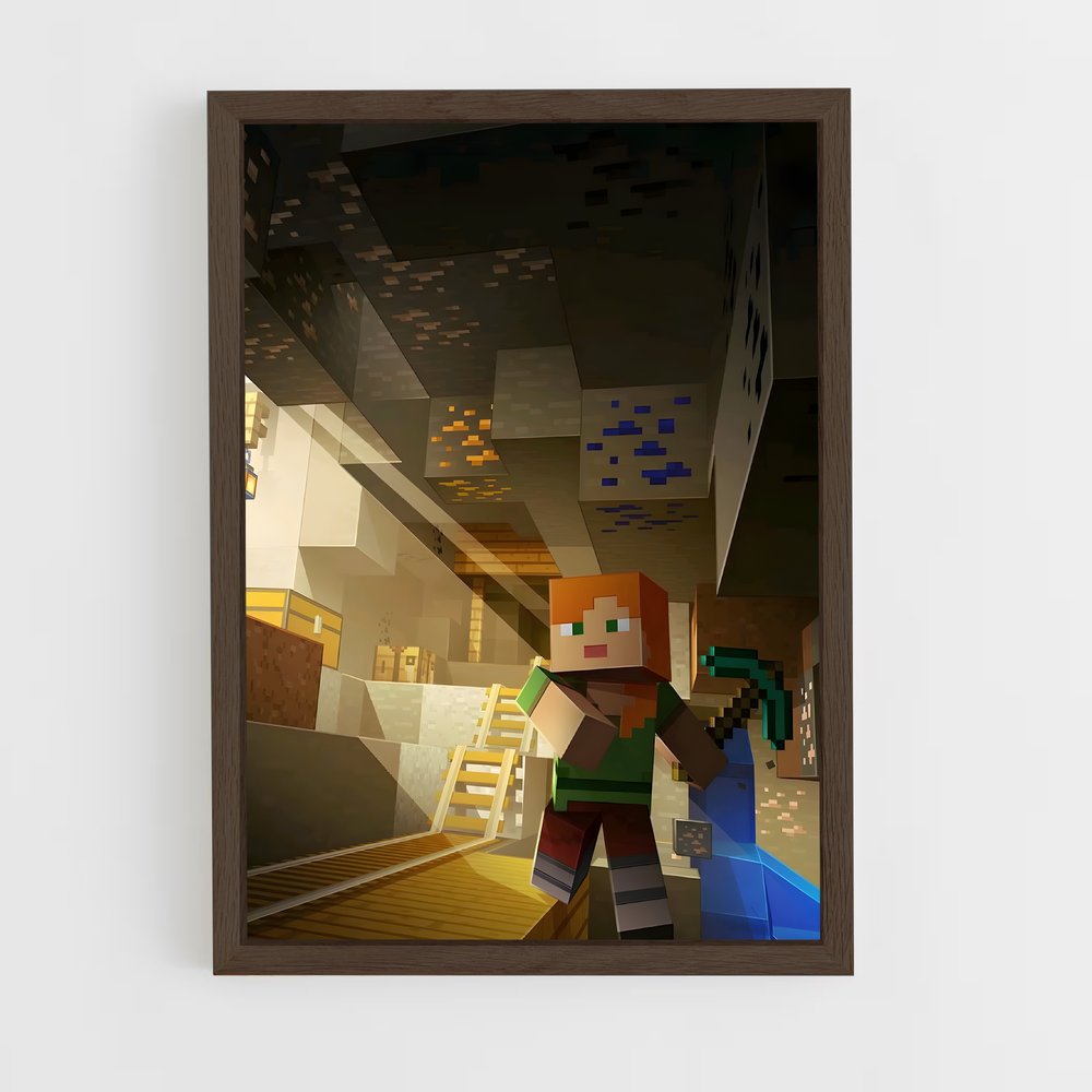 Poster Minecraft Minage (vue 5)