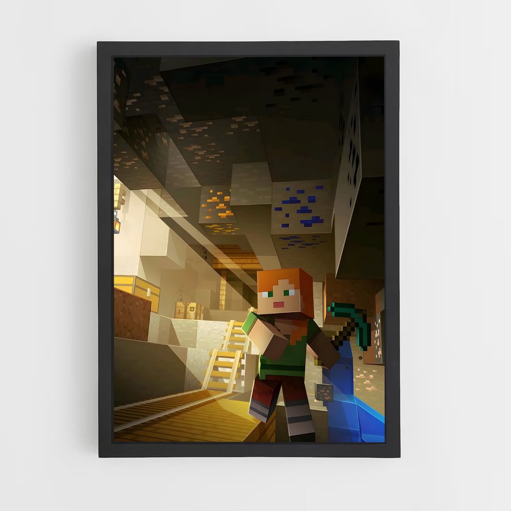 Poster Minecraft Minage (vue 2)