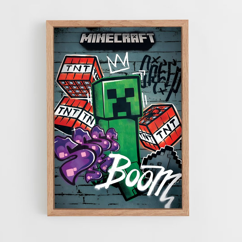 Poster Creeper TNT – affiche Minecraft (vue 4)