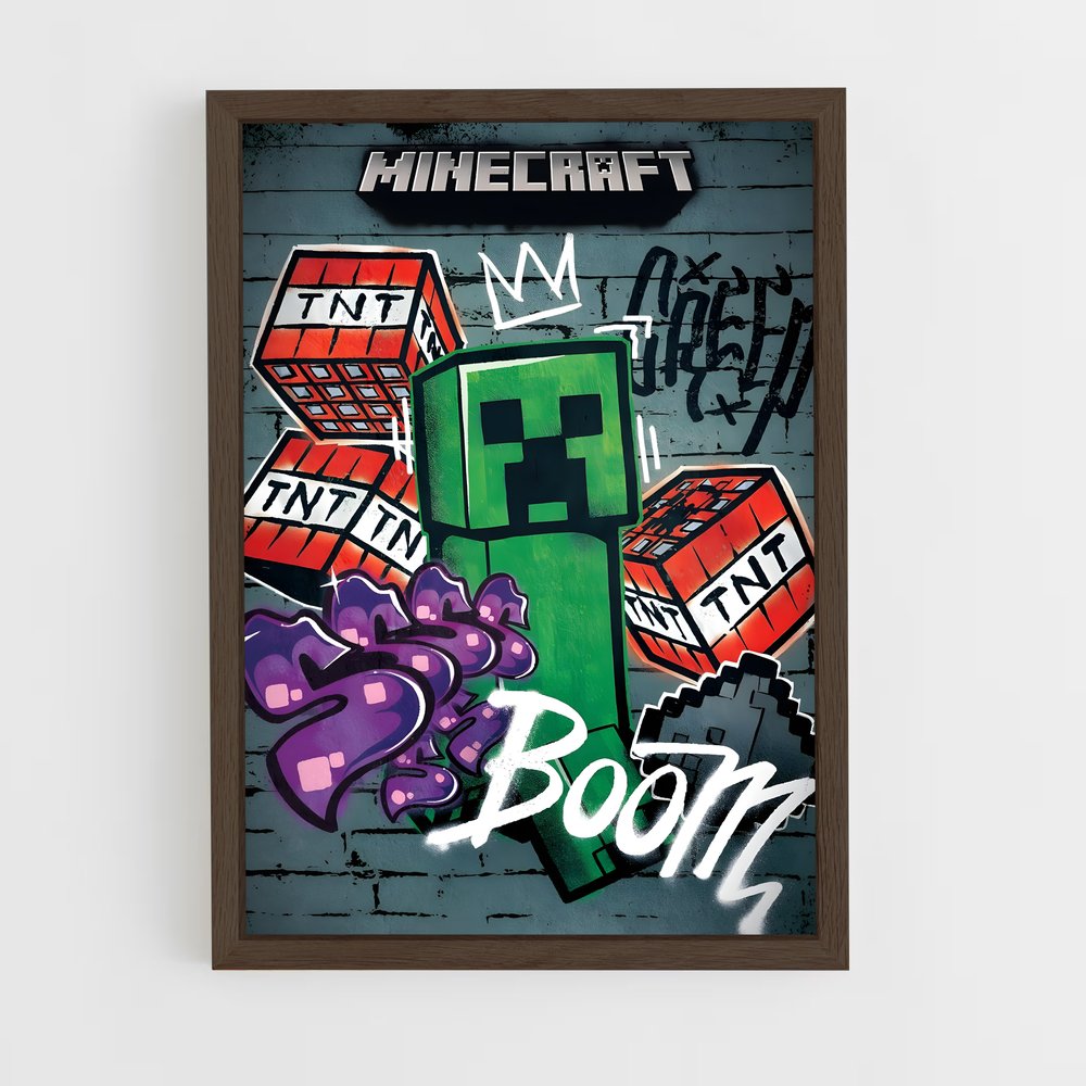 Poster Creeper TNT – affiche Minecraft (vue 5)