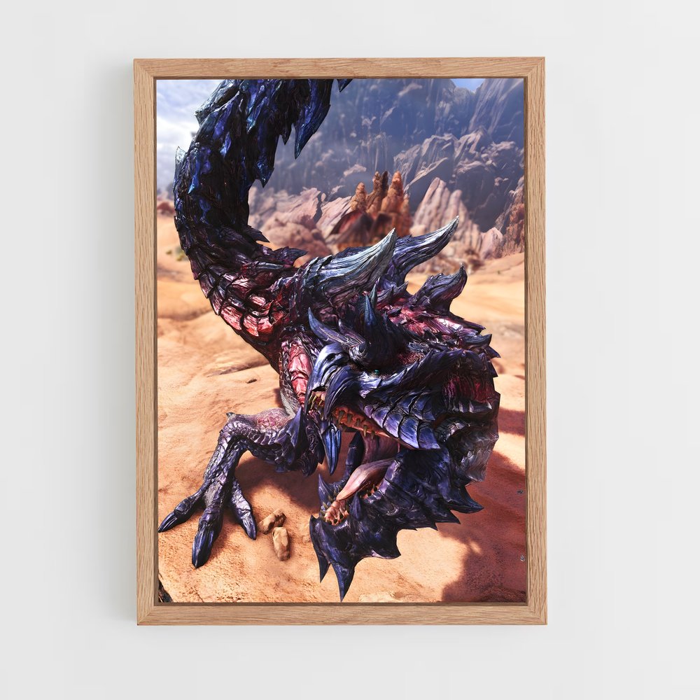 Poster Chasseur de Monstres Scorpion – affiche Monster Hunter (vue 4)