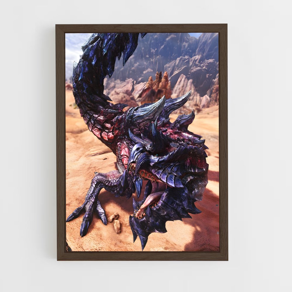 Poster Chasseur de Monstres Scorpion – affiche Monster Hunter (vue 5)