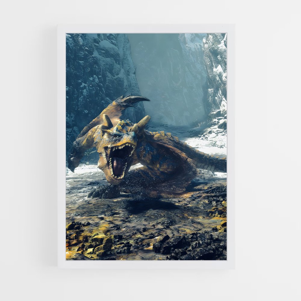 Poster Chasseur de Dragons – affiche Monster Hunter (vue 3)