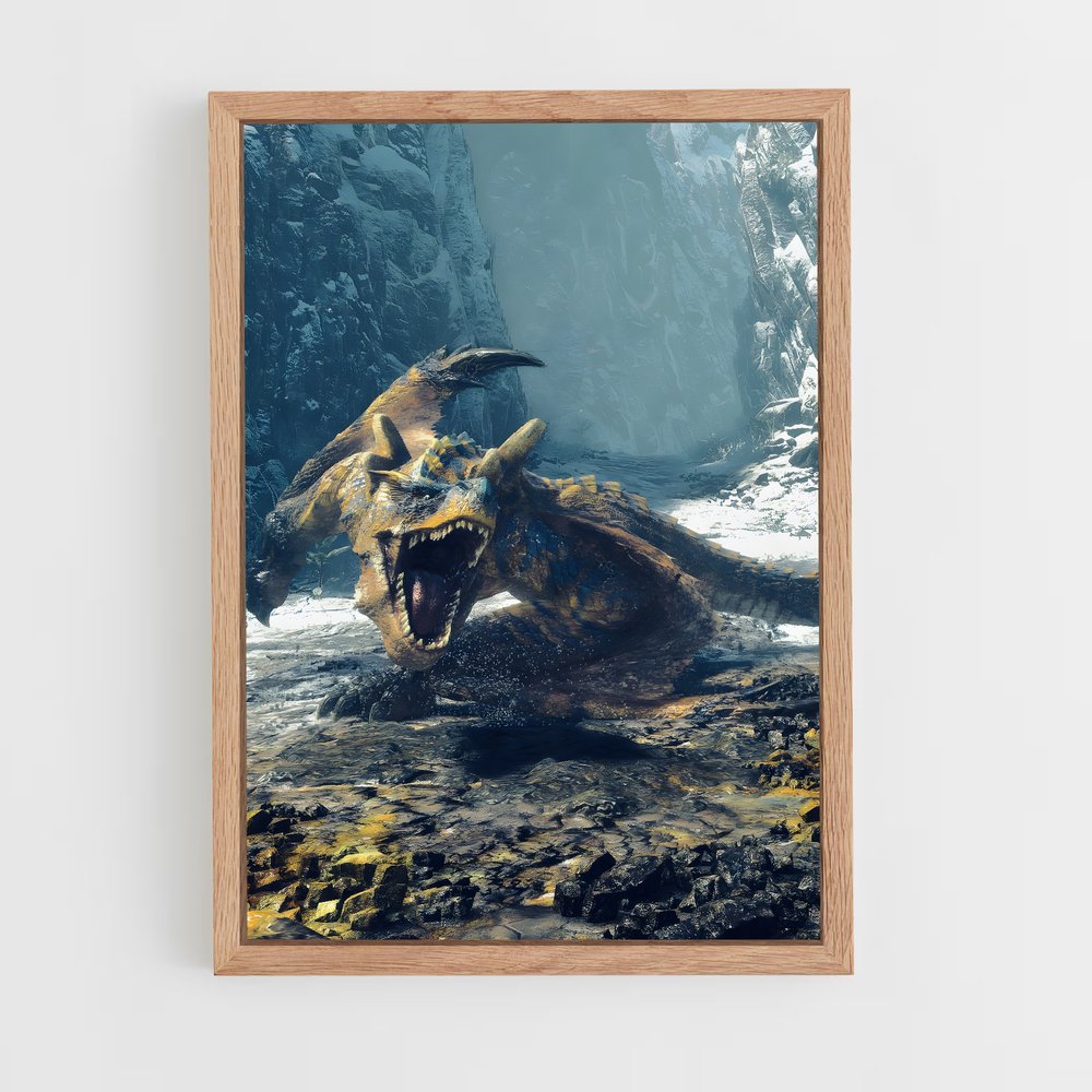 Poster Chasseur de Dragons – affiche Monster Hunter (vue 4)